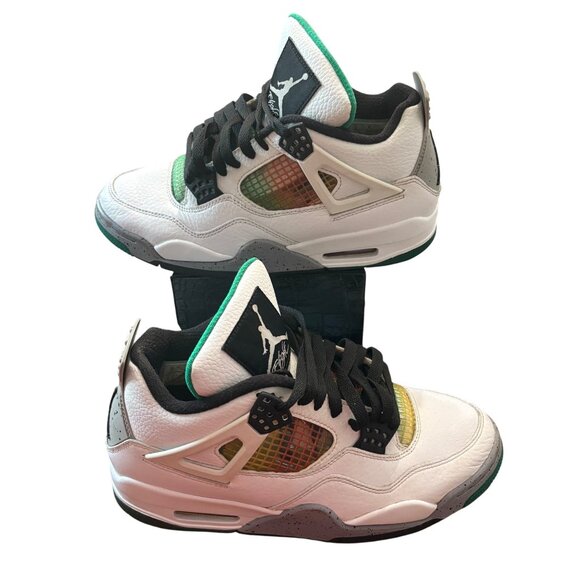 Jordan Women's Jordan 4 Rasta Green - Picture 1 of 16